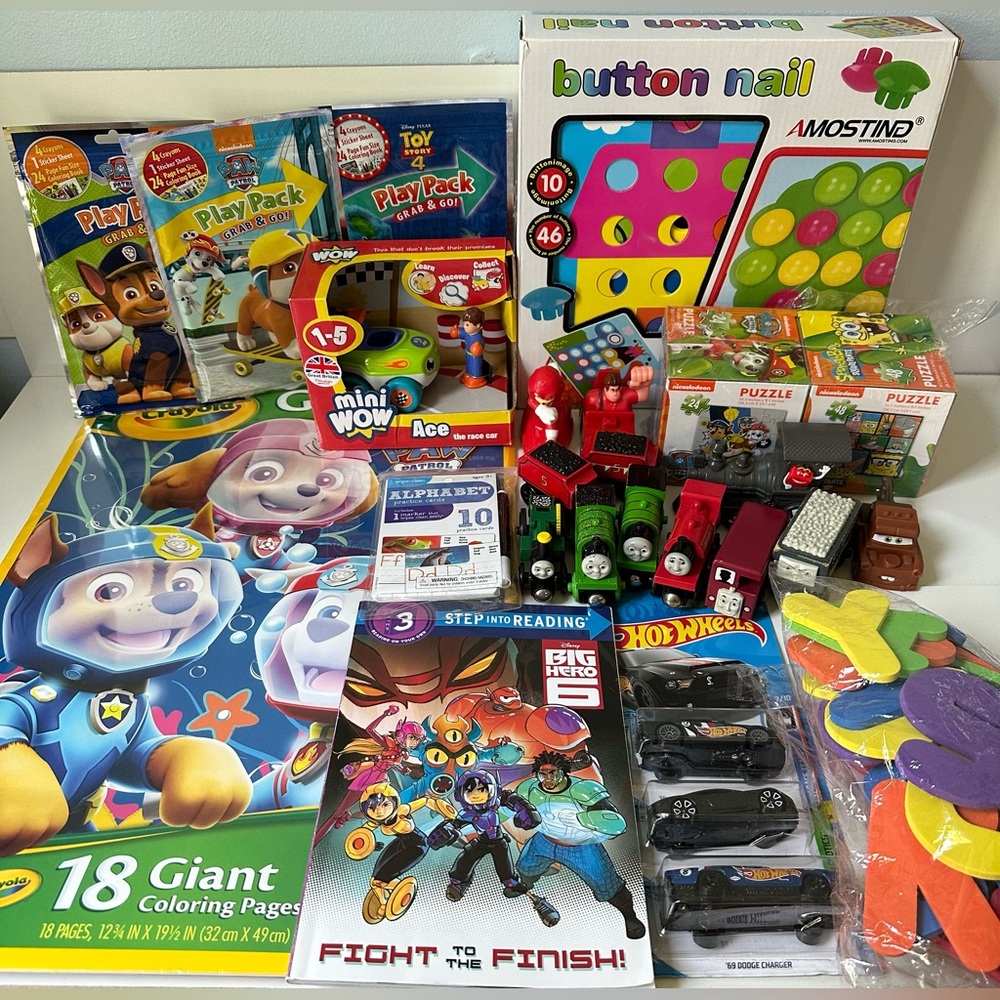 Kids lot - books/activities/toys